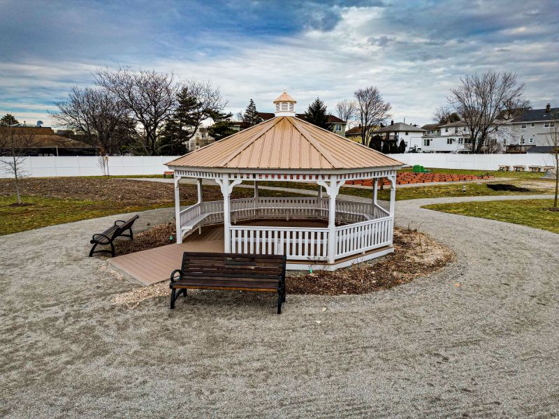 Hexagon Gazebo Installation in Kansas City, KS