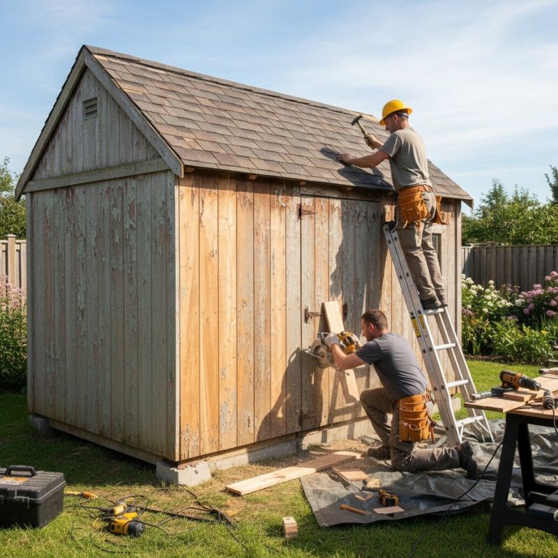 Shed Damage Repair in Kansas City, KS
