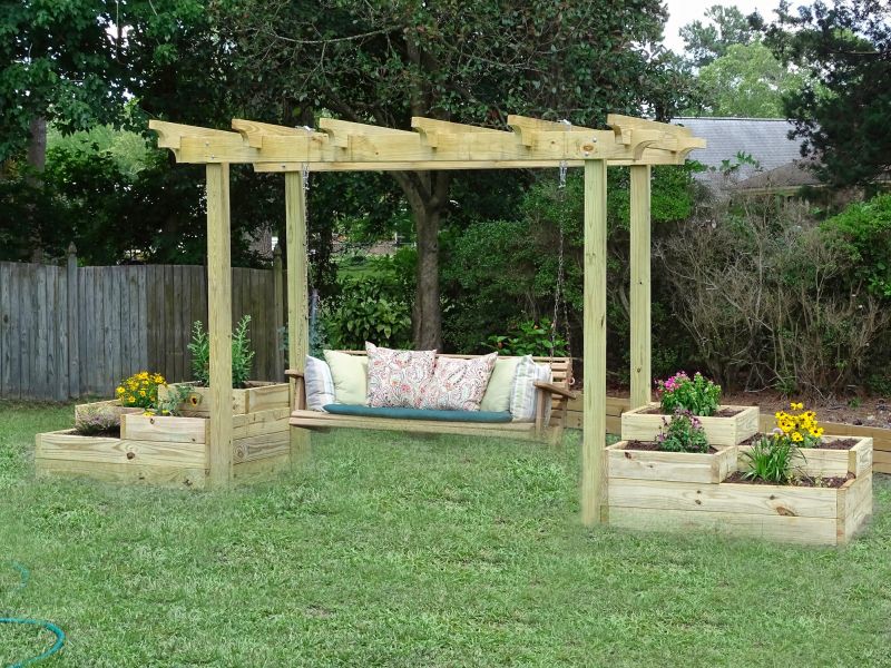 Wood Trellis Installation in Conroe, TX