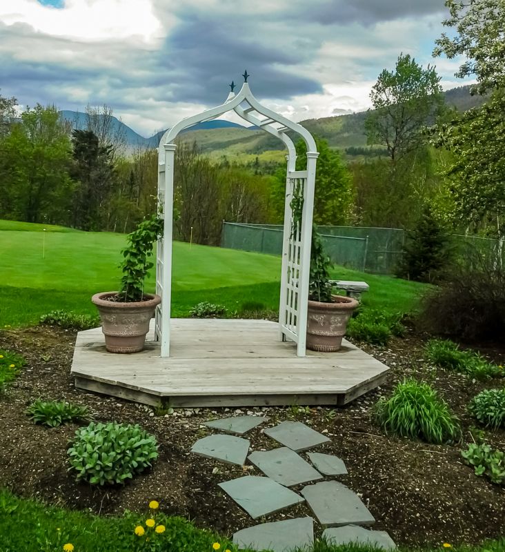 Arched Arbor Installation in Wilmington, NC