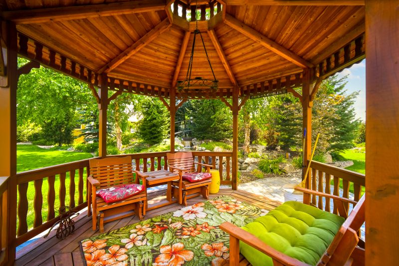 Cedar Gazebo Installation in Wilmington, NC