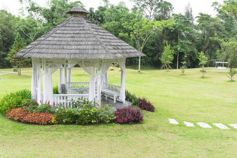 Cedar Gazebo Installation in Kansas City, KS
