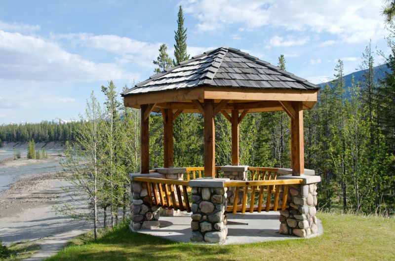 Cedar Gazebo Installation in Kansas City, KS