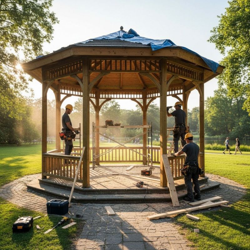 Gazebo Roof Repair in Wilmington, NC