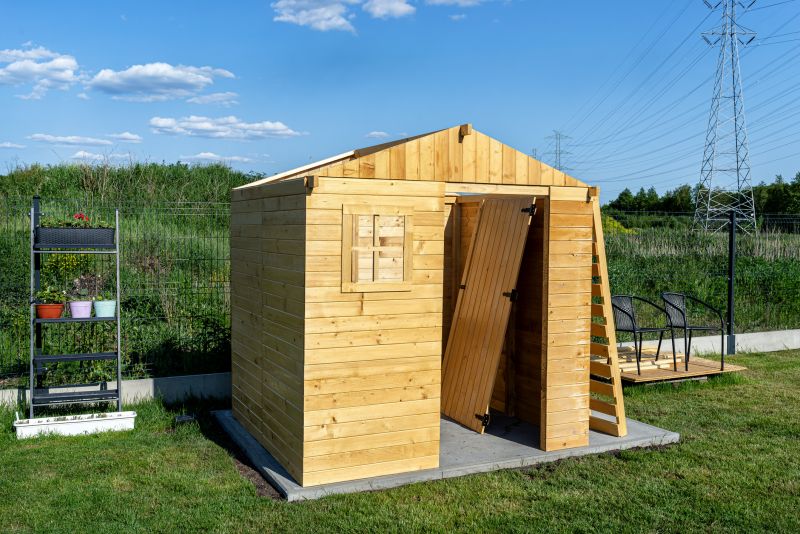 Shed with Landscaping
