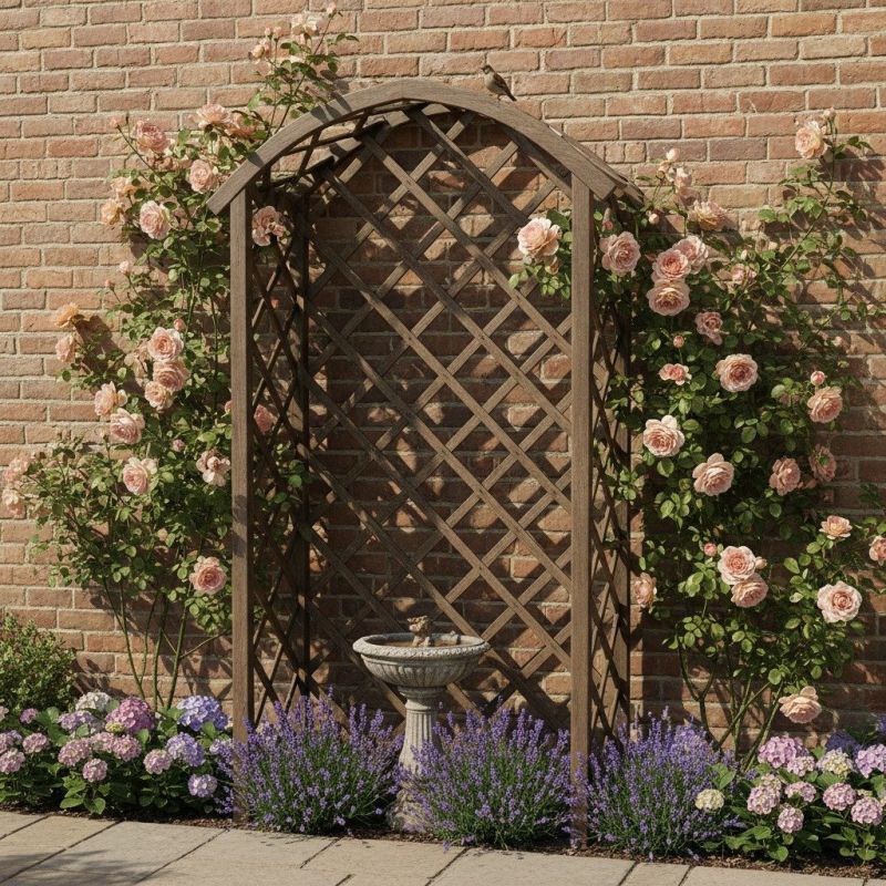 Rose Trellis Installation in Wilmington, NC