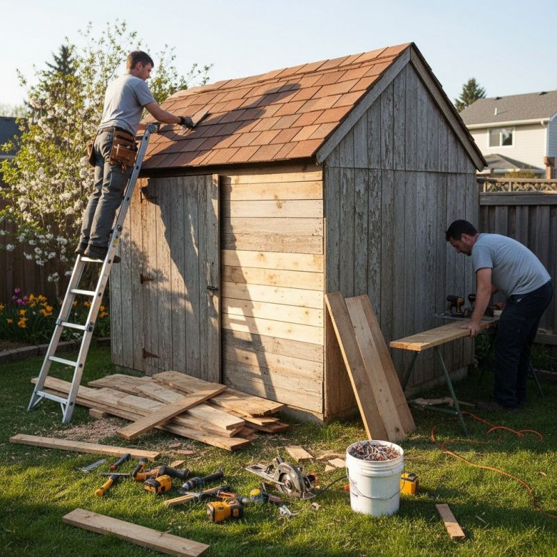 Shed Roof Repair in Olathe, KS