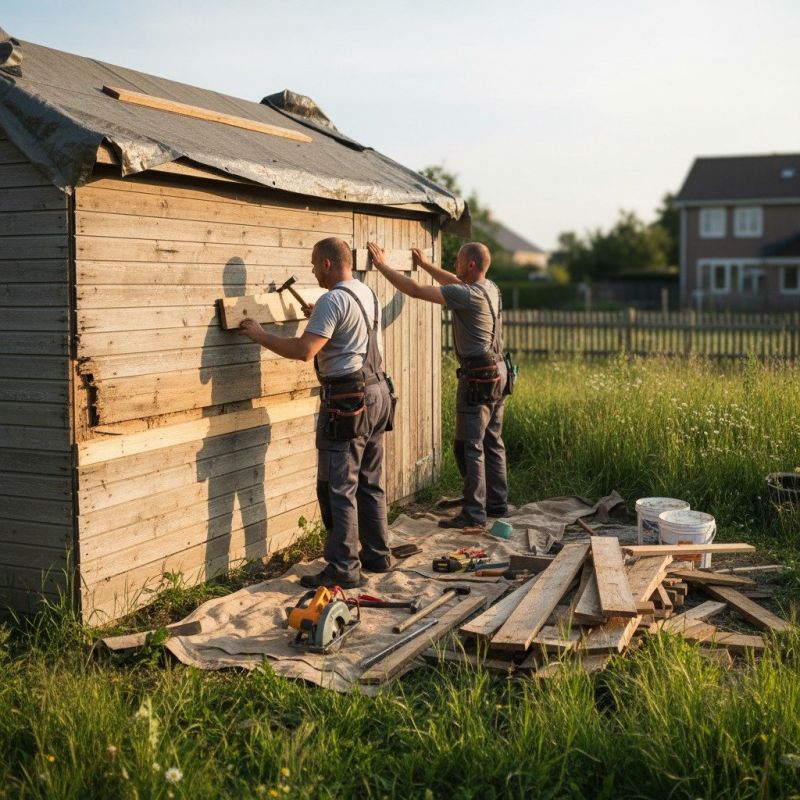 Storage Shed Repair in Conroe, TX